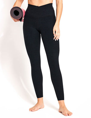 Spacedye At Your Leisure High Waisted Midi Legging - Darkest Night Spacedye At Your Leisure High Waisted Midi Legging - Darkest Night