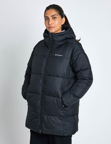 Columbia Puffect II Hooded Mid Puffer Jacket - Blackimage5- The Sports Edit