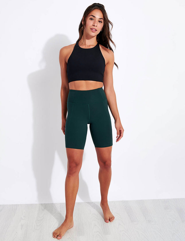 High Waisted Bike Short - Moss High Waisted Bike Short - Moss