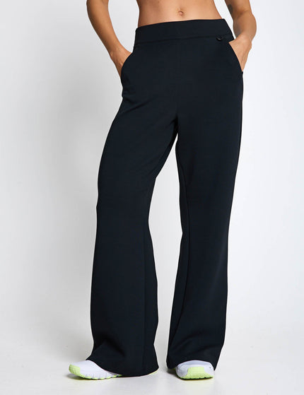 Nike 24.7 ImpossiblySoft Dri-FIT Loose Flared Pants - Black/Dark Smoke Greyimage1- The Sports Edit