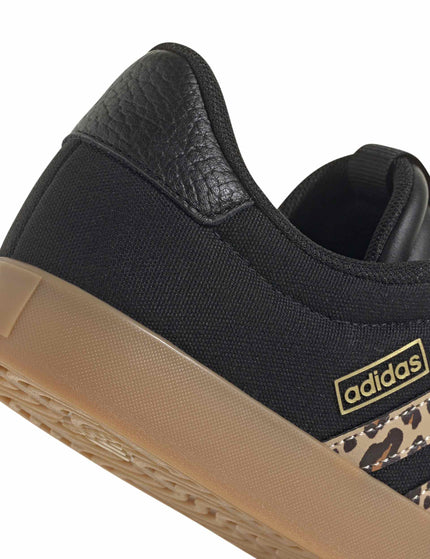 adidas VL Court 3.0 Shoes - Core Black/Shadow Brown/Matte Goldimage3- The Sports Edit