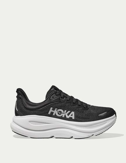 HOKA Bondi 9 - Black/Whiteimage1- The Sports Edit