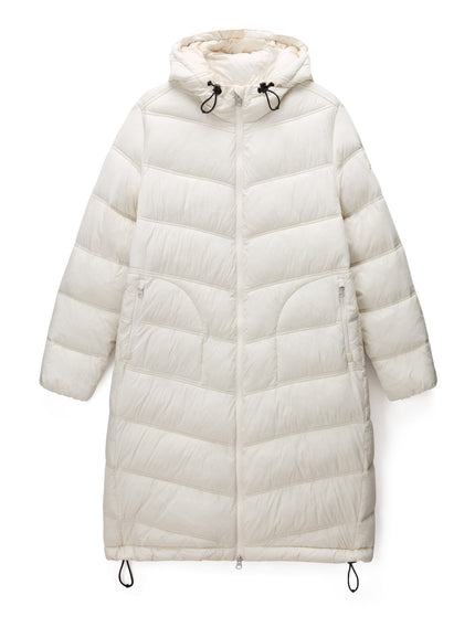Napapijri Ega Long Puffer Jacket - Beigeimage6- The Sports Edit