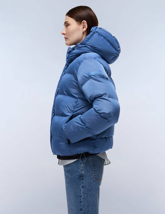 Glane Puffer Jacket - Blue Riviera Glane Puffer Jacket - Blue Riviera