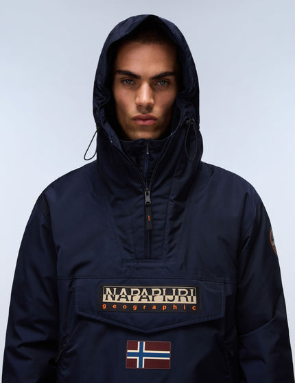 Napapijri Rainforest Next Winter Anorak Jacket - Dark Blueimage3- The Sports Edit