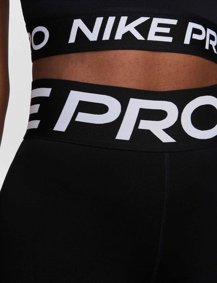 Nike Pro Sculpt High Waisted Leggings - Black/Whiteimage3- The Sports Edit