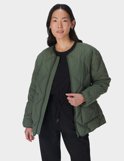 Sweaty Betty On The Move Quilted Jacket - Ivy Greenimage1- The Sports Edit