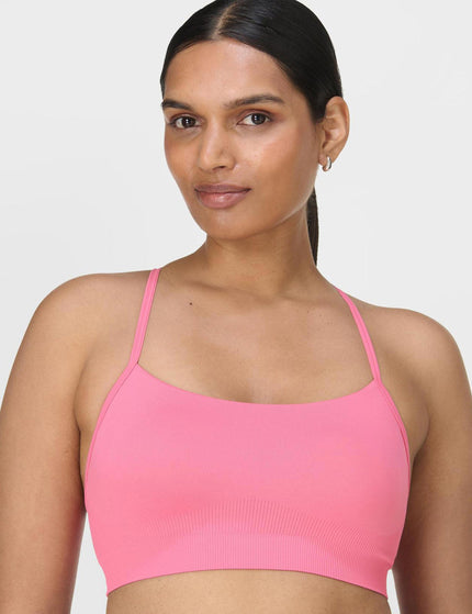 Sweaty Betty Spirit Restored Yoga Bra - Lollipop Pinkimage3- The Sports Edit