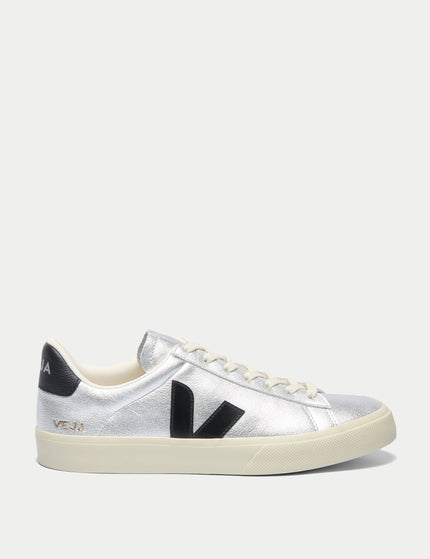 Veja Campo Leather - Silver Blackimage1- The Sports Edit