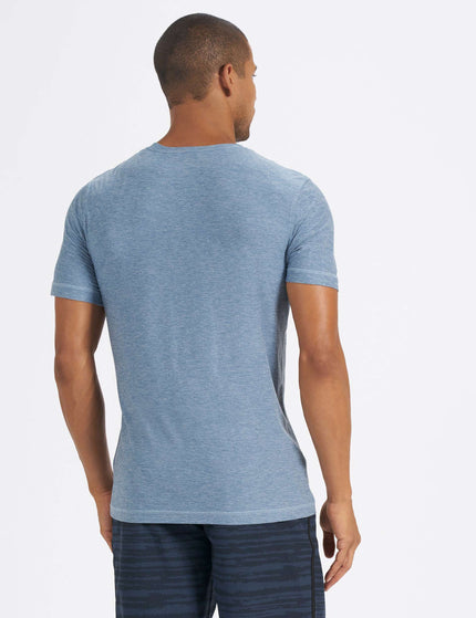 Vuori Strato Tech Tee - Cloud Heatherimage2- The Sports Edit