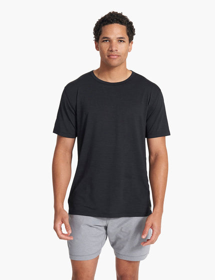 Vuori Zephyr Tee - Black Heatherimage1- The Sports Edit