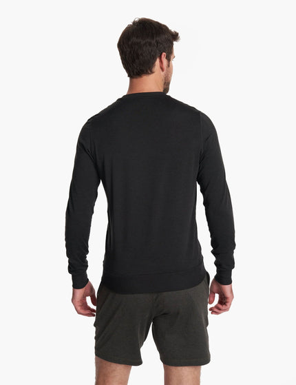 Vuori Ponto Performance Crew - Black Heatherimage2- The Sports Edit