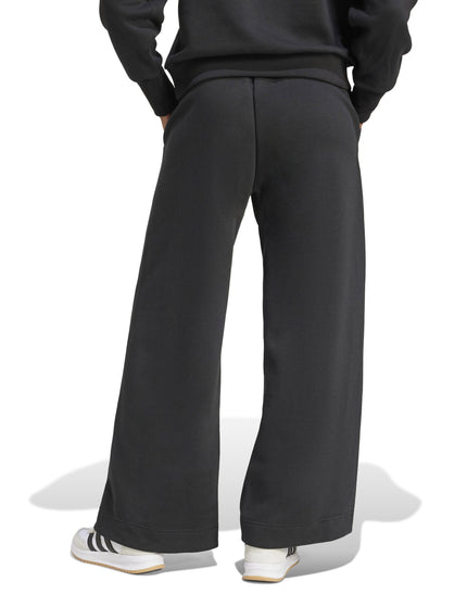 adidas ALL SZN Fleece Loose Wide-Leg Pants - Blackimage2- The Sports Edit