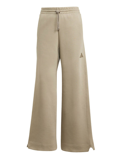 adidas ALL SZN Fleece Loose Wide-Leg Pants - Silver Pebbleimage6- The Sports Edit