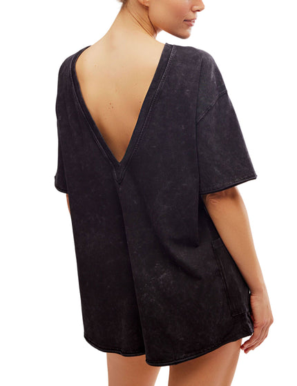 FP Movement Hot Shot Tee Romper - Blackimage3- The Sports Edit