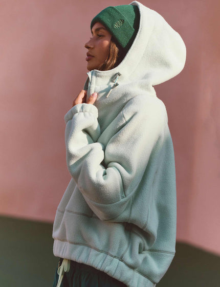 FP Movement Wild And Free Fleece Pullover - Green Teaimage2- The Sports Edit