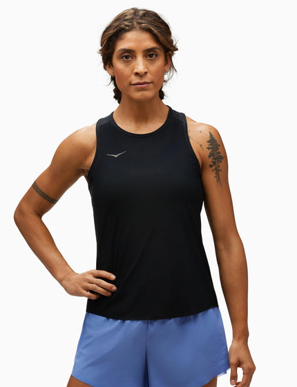 HOKA Airolite Run Tank - Blackimage5- The Sports Edit