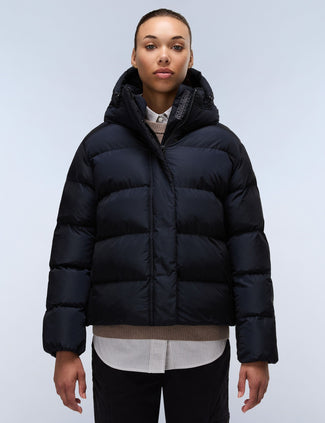 Glane Puffer Jacket - Black