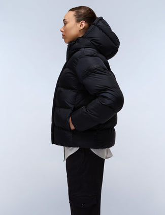 Glane Puffer Jacket - Black