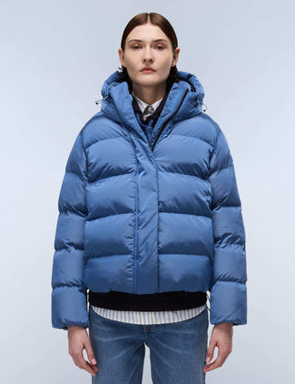Glane Puffer Jacket - Blue Riviera