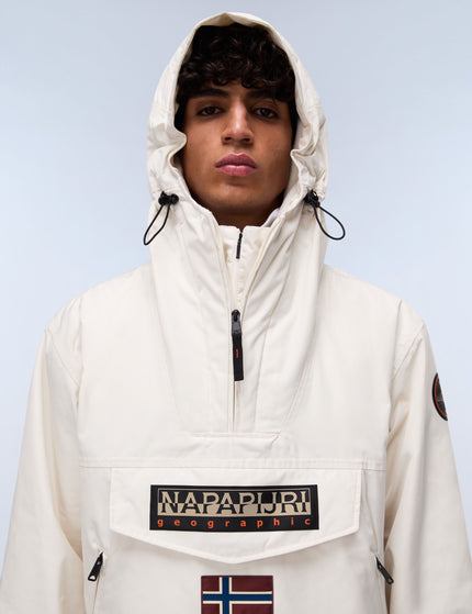 Napapijri Rainforest Next Winter Anorak Jacket - Whiteimage3- The Sports Edit