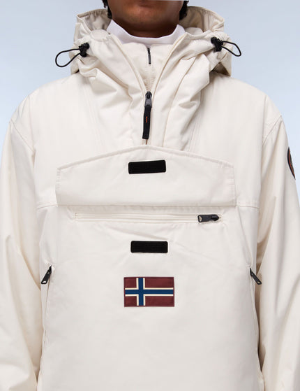 Napapijri Rainforest Next Winter Anorak Jacket - Whiteimage4- The Sports Edit