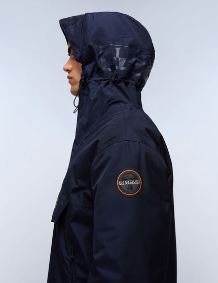 Napapijri Rainforest Next Winter Anorak Jacket - Dark Blueimage4- The Sports Edit