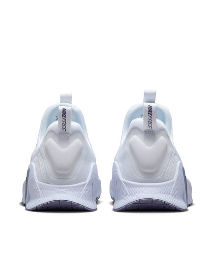 Nike Free Metcon 6 Shoes - White/Metallic Silver/Half Blueimage3- The Sports Edit