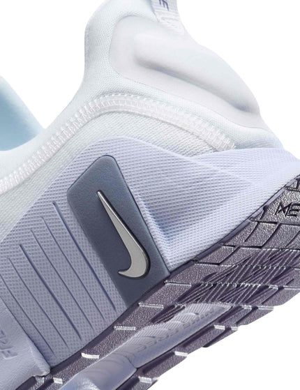 Nike Free Metcon 6 Shoes - White/Metallic Silver/Half Blueimage8- The Sports Edit
