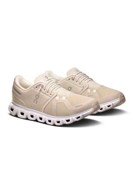 ON Running Cloud 6 - Pearl/Whiteimage2- The Sports Edit