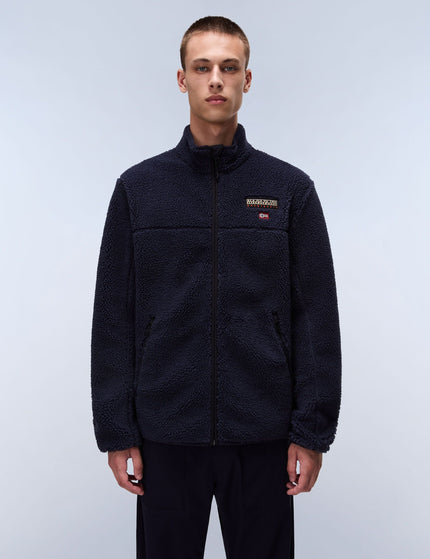 Napapijri Tynik Full-Zip Fleece - Dark Blueimage1- The Sports Edit