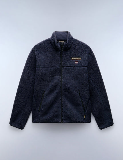 Napapijri Tynik Full-Zip Fleece - Dark Blueimage4- The Sports Edit